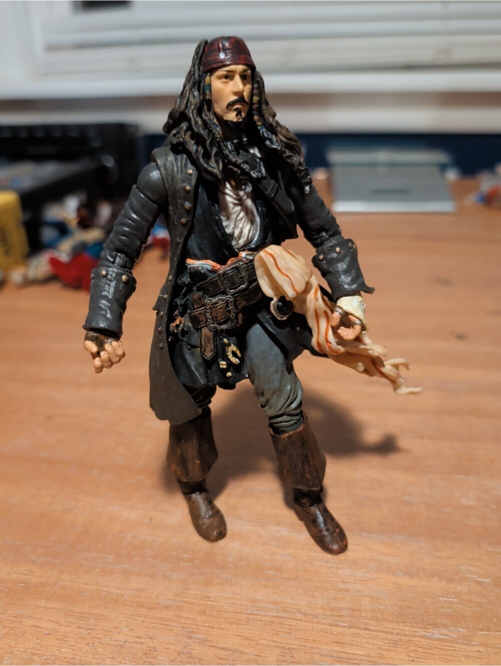 Disney Pirates of the Caribbean JACK SPARROW action figure 7". Pre-owned
